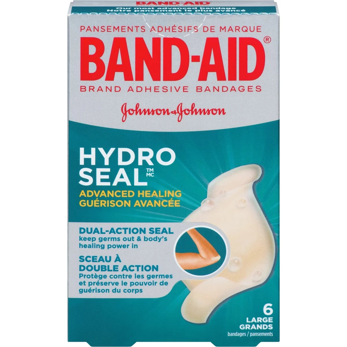 Pansements Hydro Seal en gel hydrocolloïdal, grands