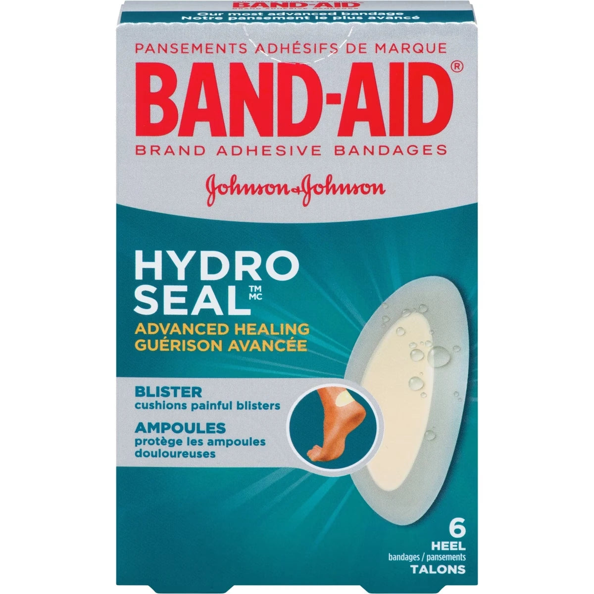 Pansements Hydro Seal en gel hydrocolloïdal pour les talons