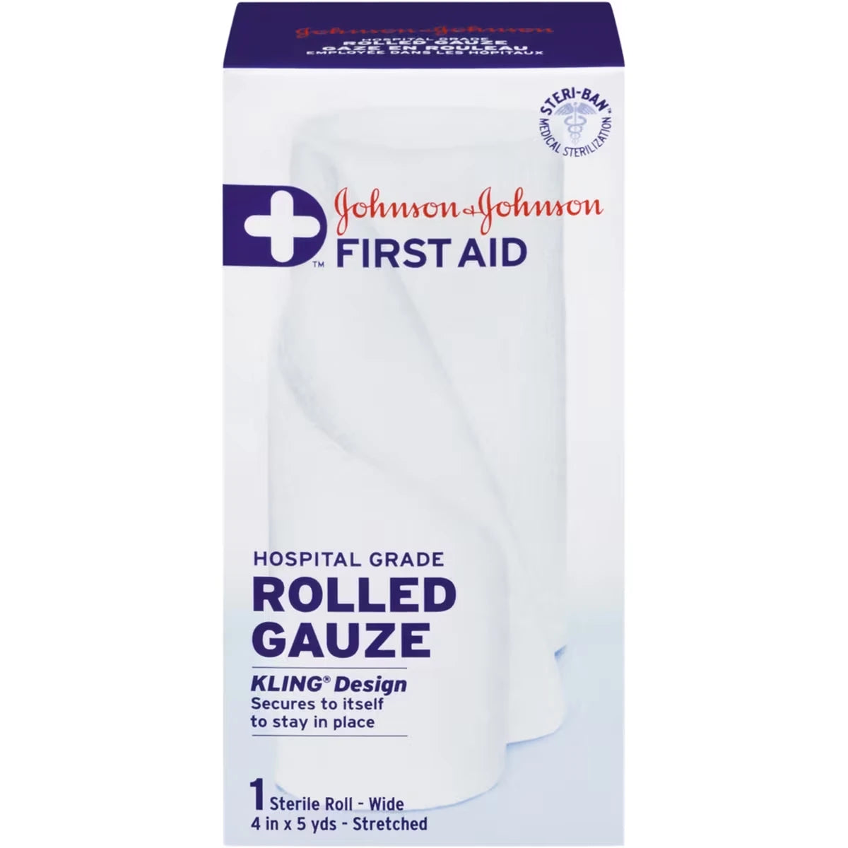 Gaze en rouleau flexible, premiers soins, 10 cm x 4,5 m