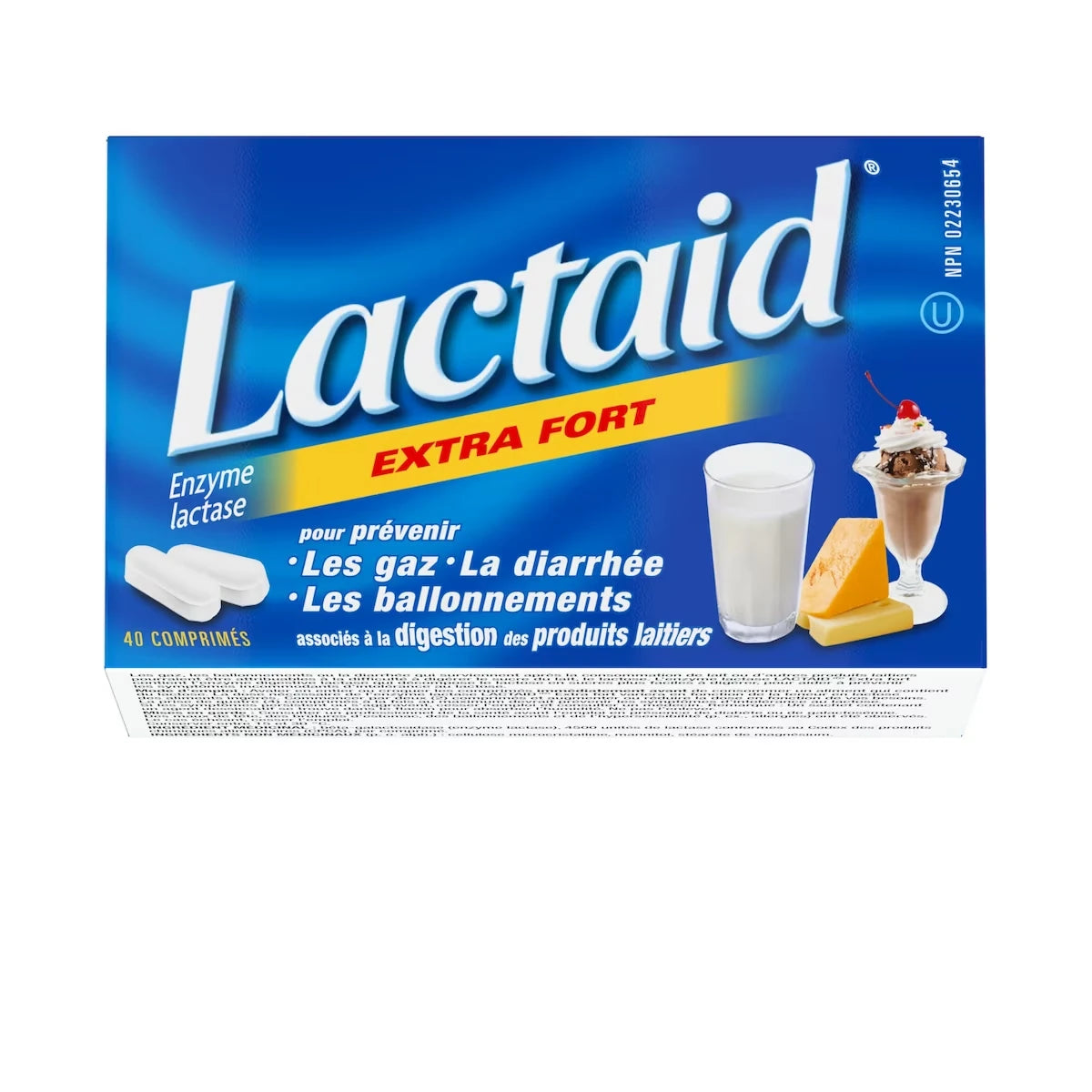 LACTAID® Extra fort, comprimés, 40 unités