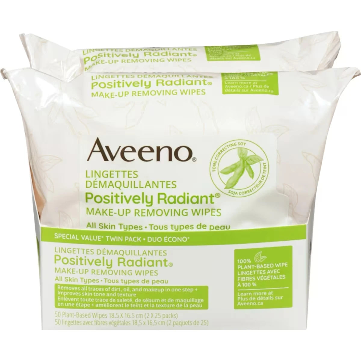 Active Naturals® Positively Radiant® Make-up Removing Wipes Duo Pack
