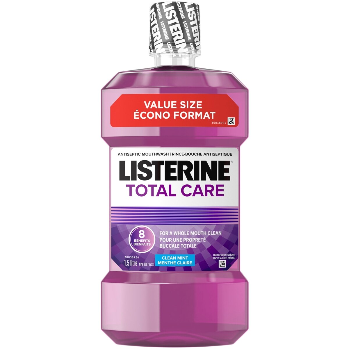 Rince-bouche antiseptique Total Care 1.5L