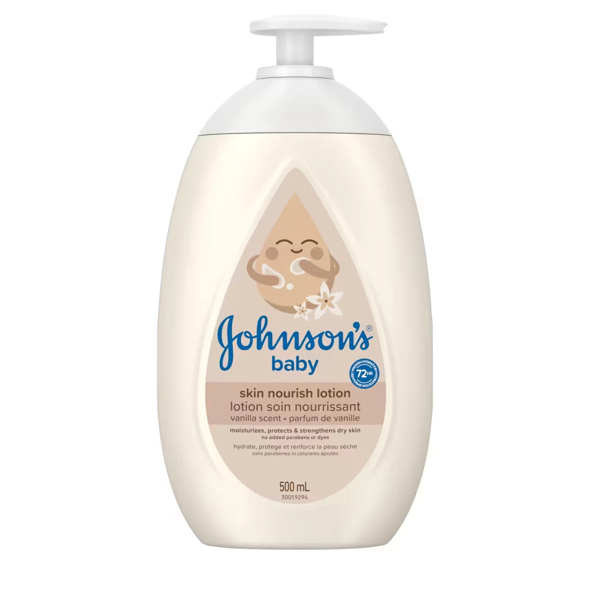 Lotion vanille et avoine, soin nourrissant pour bébés