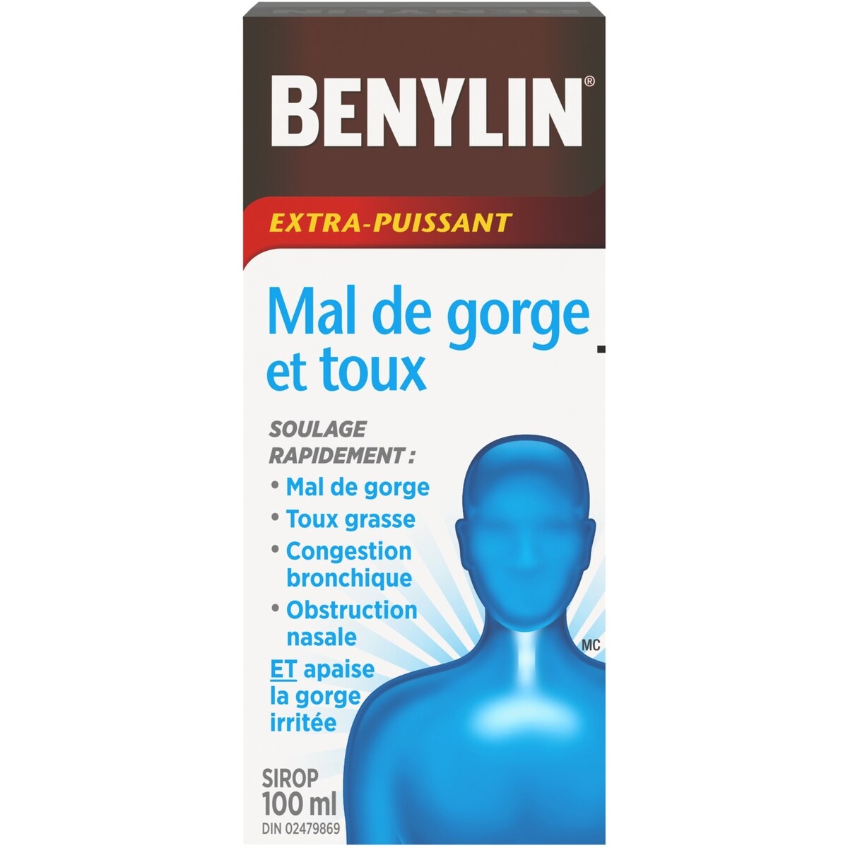 Sirop pour le mal de gorge et la toux, Jour, extra-puissant