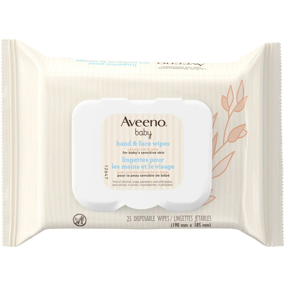 Lingettes pour bébés, peau sensible