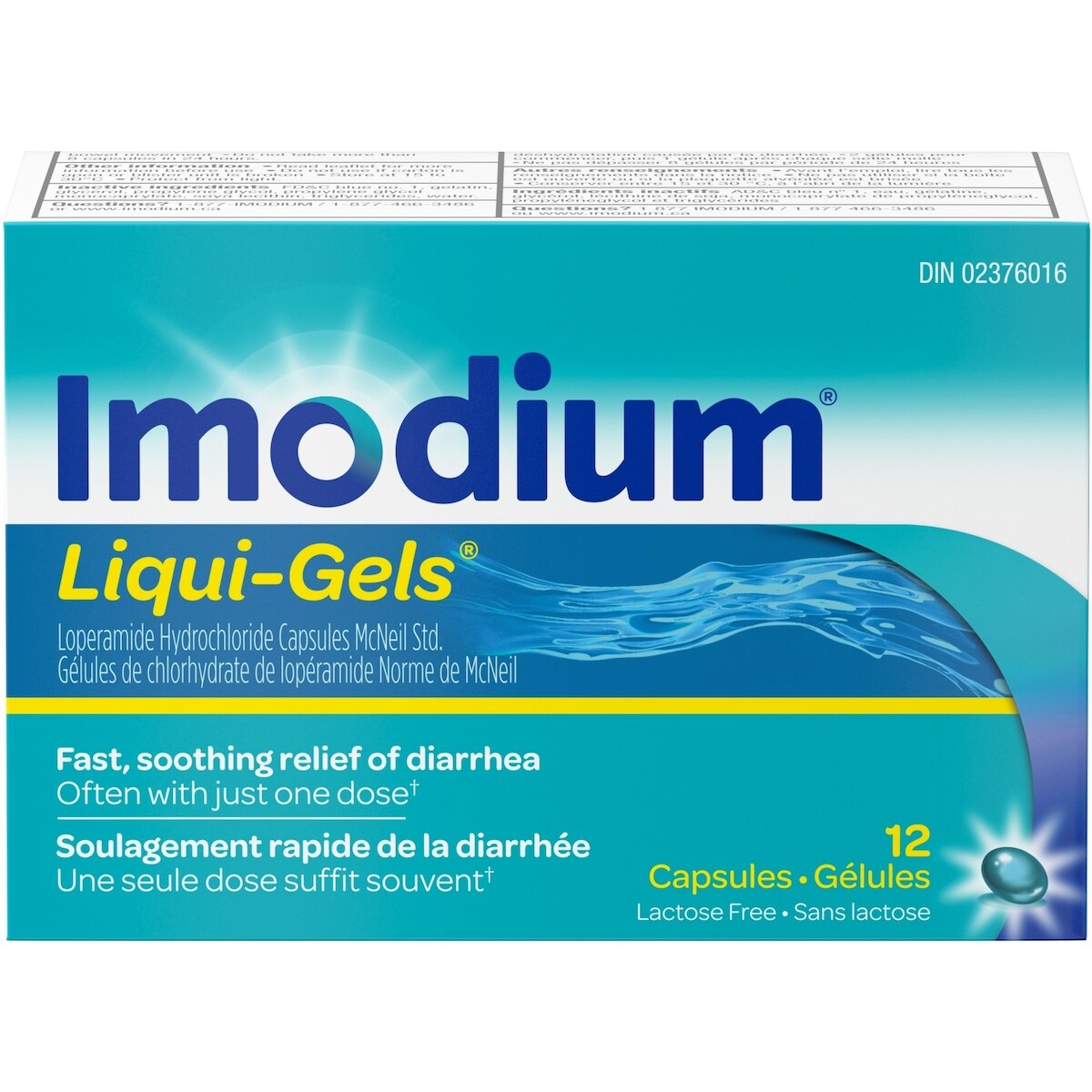 IMODIUM LIQUI-GELS 12 gélules