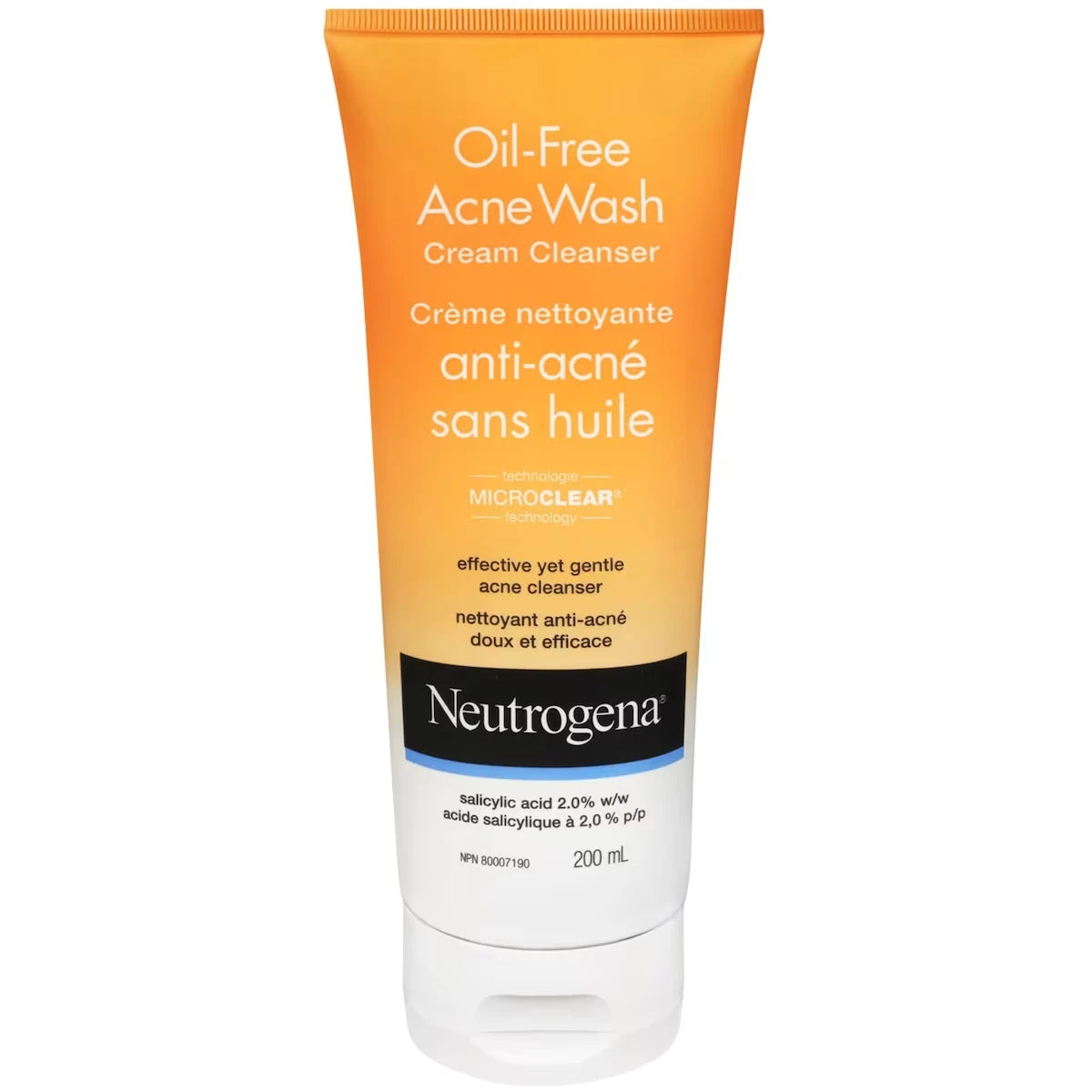 Oil-Free Acne Wash Cream Cleanser