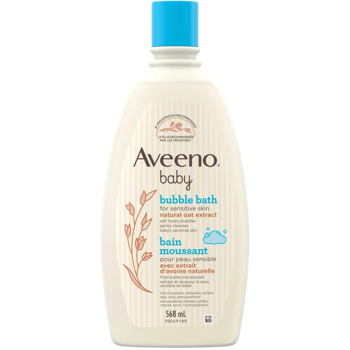 Bain moussant pour bébés pour peau sensible