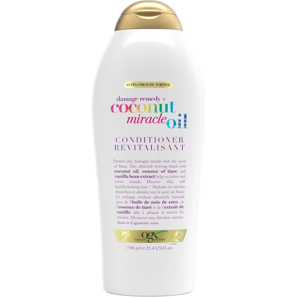Revitalisant OGX fortifié Damage Remedy + Coconur miracle oil