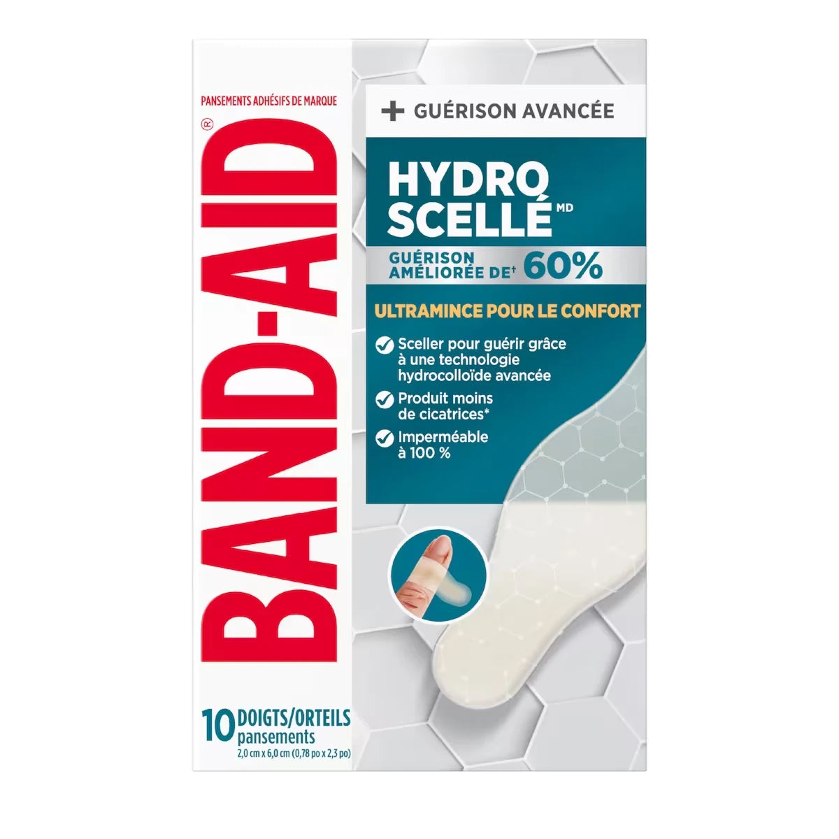 Pansements hydrocolloïdes ultraminces Hydro Seal, imperméables