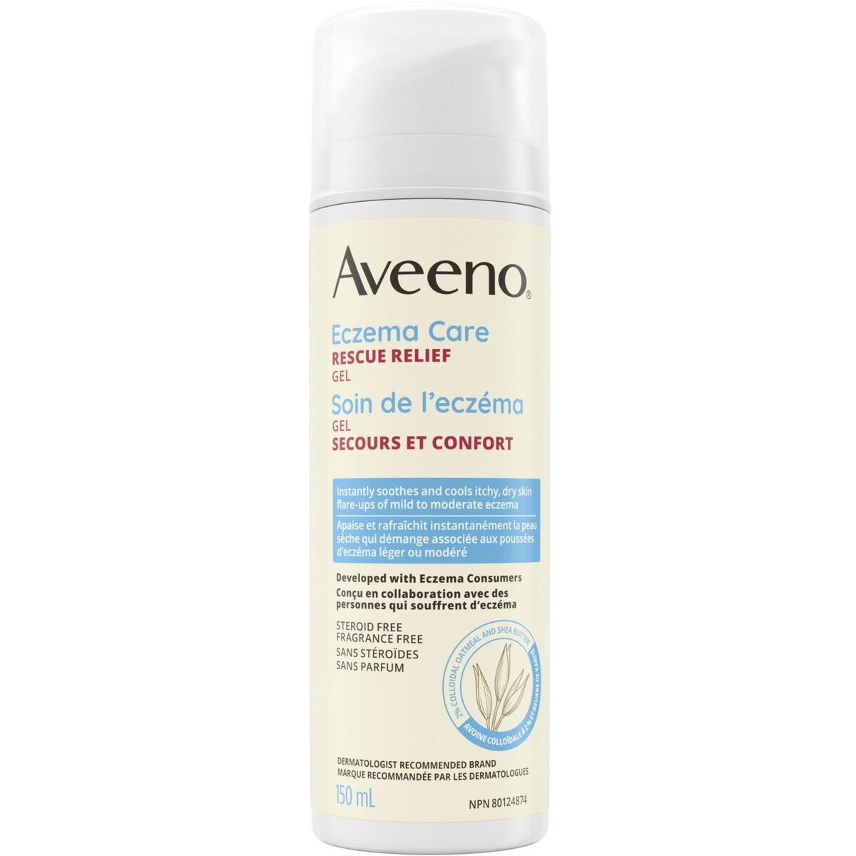 Soin de l'eczéma, Gel secours et confort