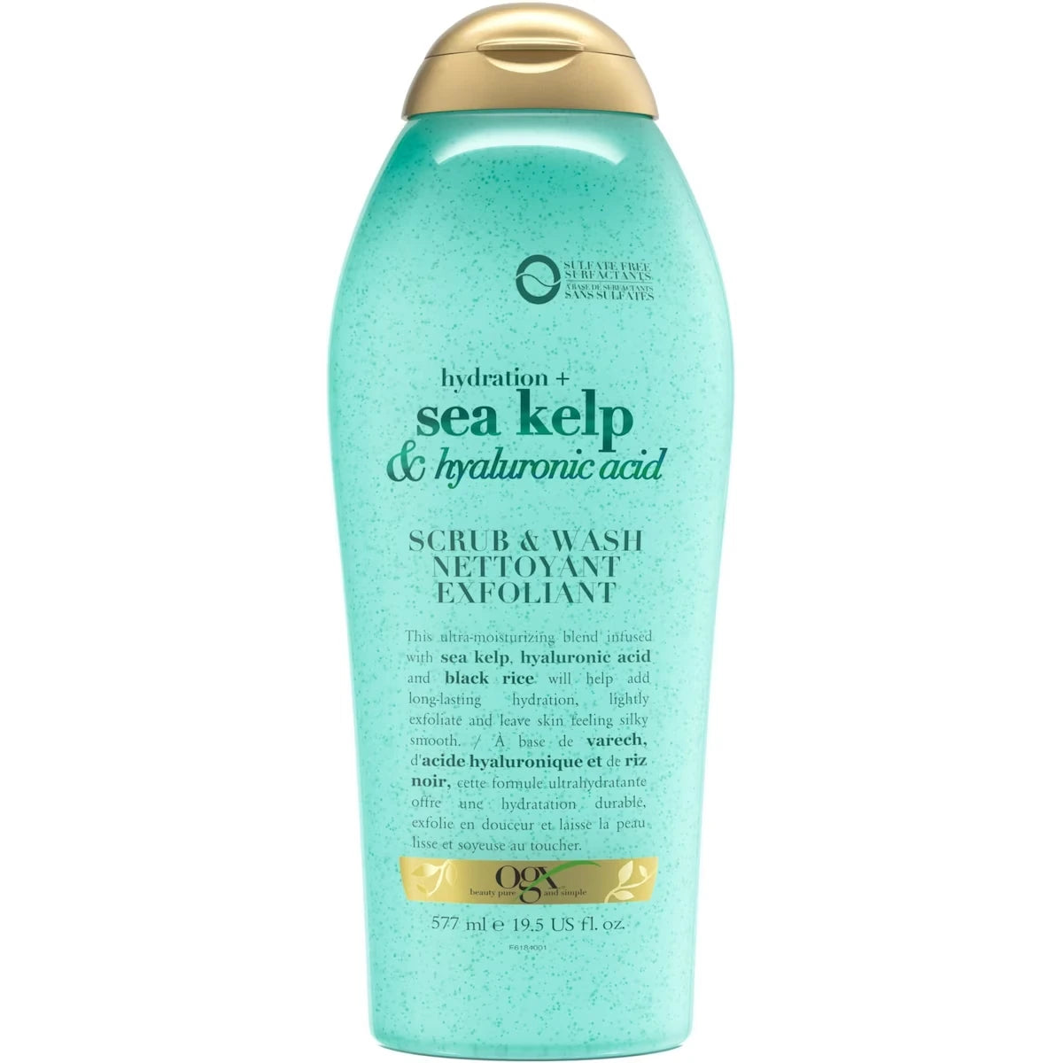Nettoyant exfoliant Varech et acide hyaluronique