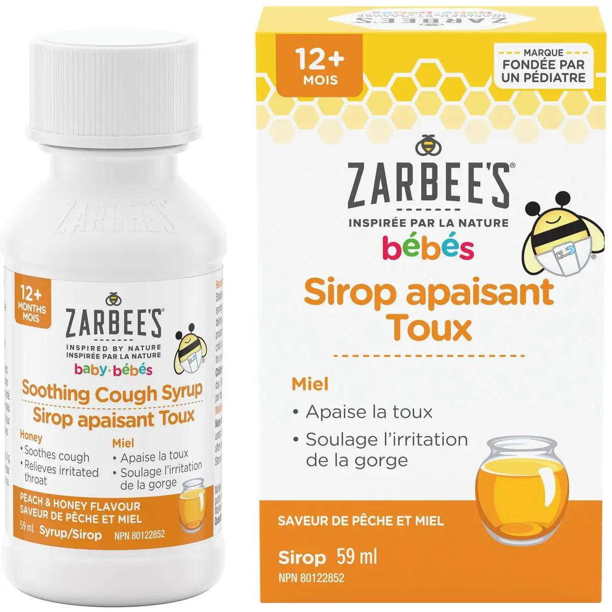 Sirop antitussif apaisant pour bébés