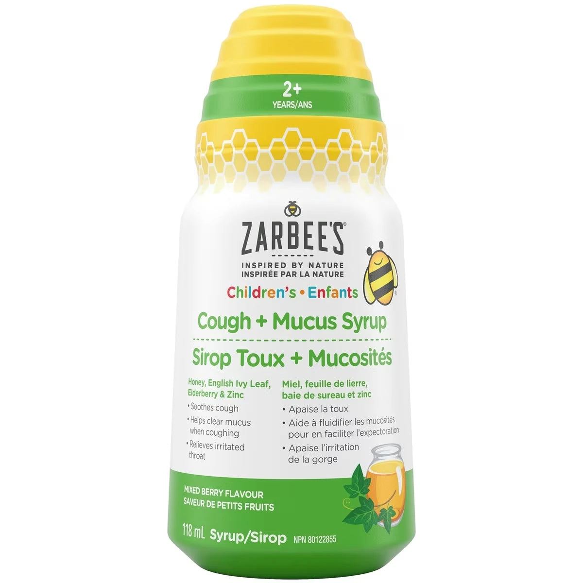 Sirop toux + mucosités pour enfants