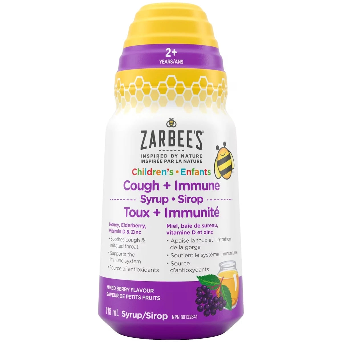 Sirop toux + immunité pour enfants