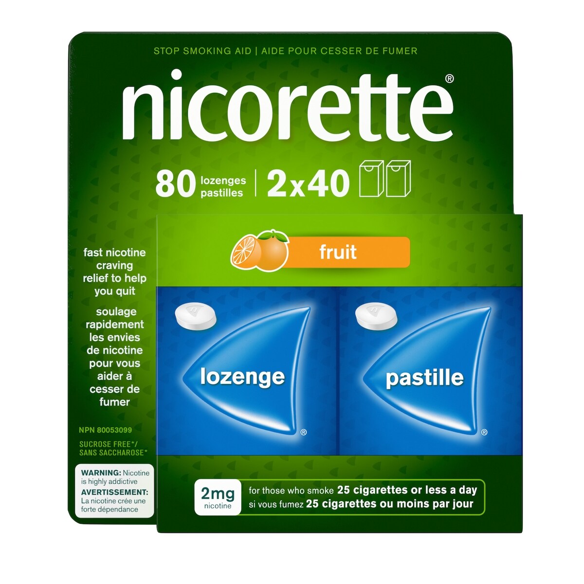 Pastilles Fruit frais 2 mg