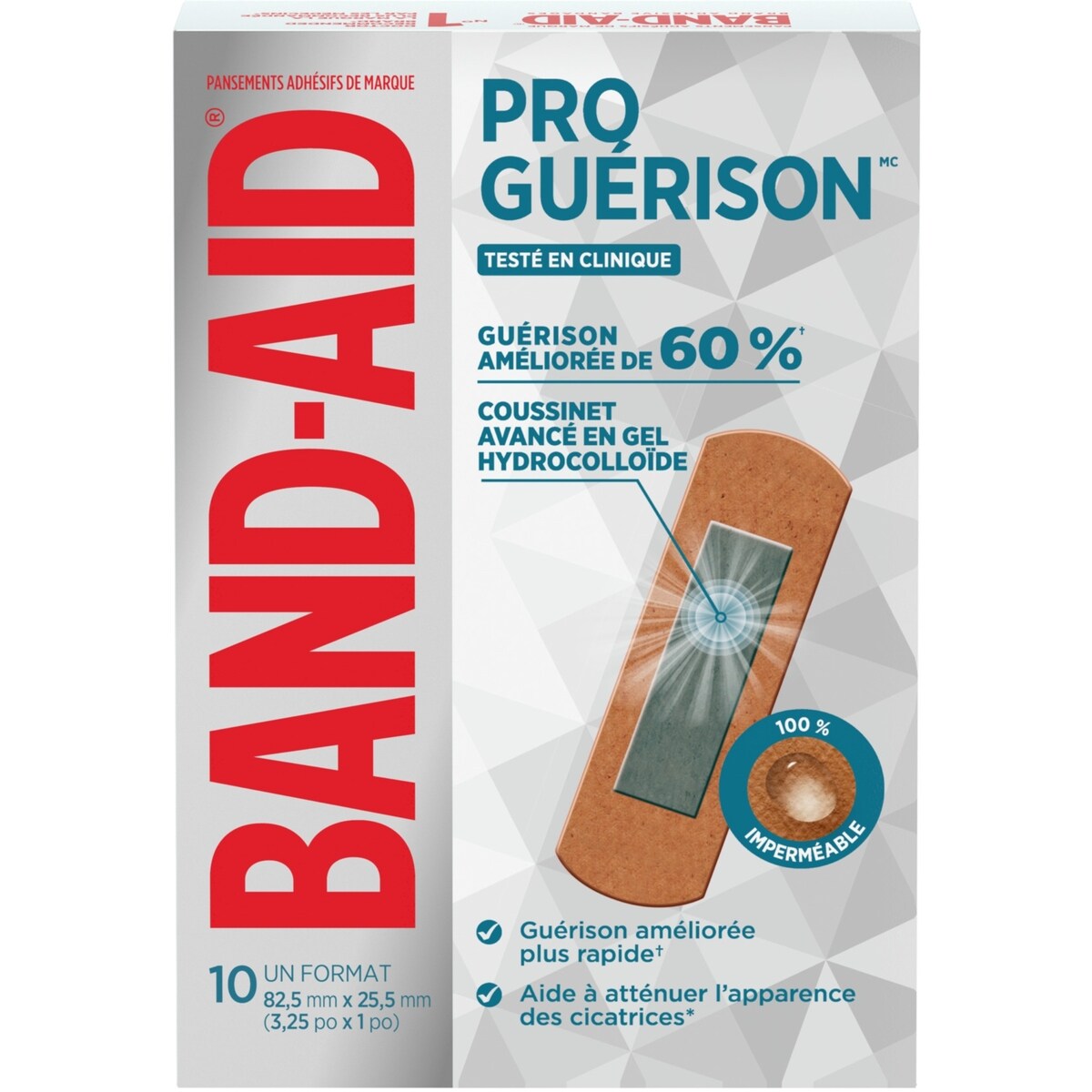 Pansements adhésifs Pro Heal, Un format