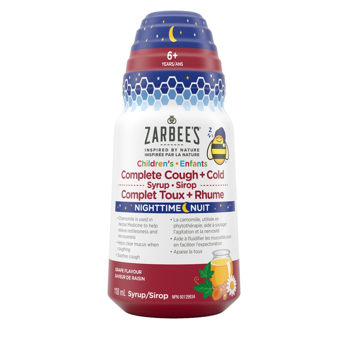 Sirop Complet Toux + Rhume pour enfants pour la nuit
