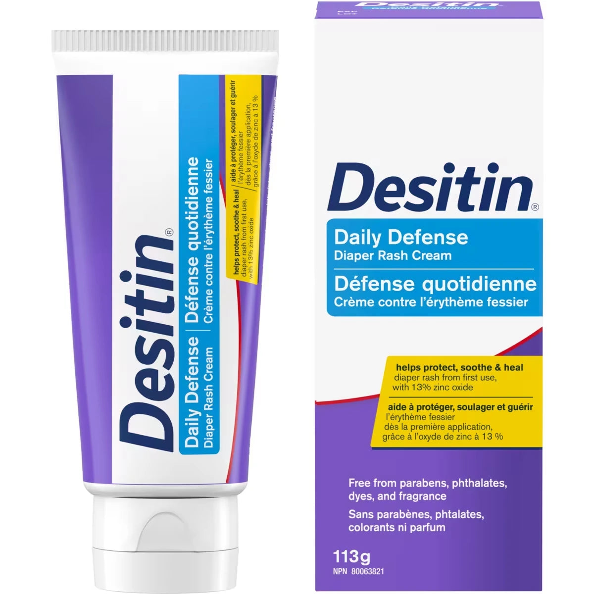 Défense quotidienne Crème contre l'érythème fessier