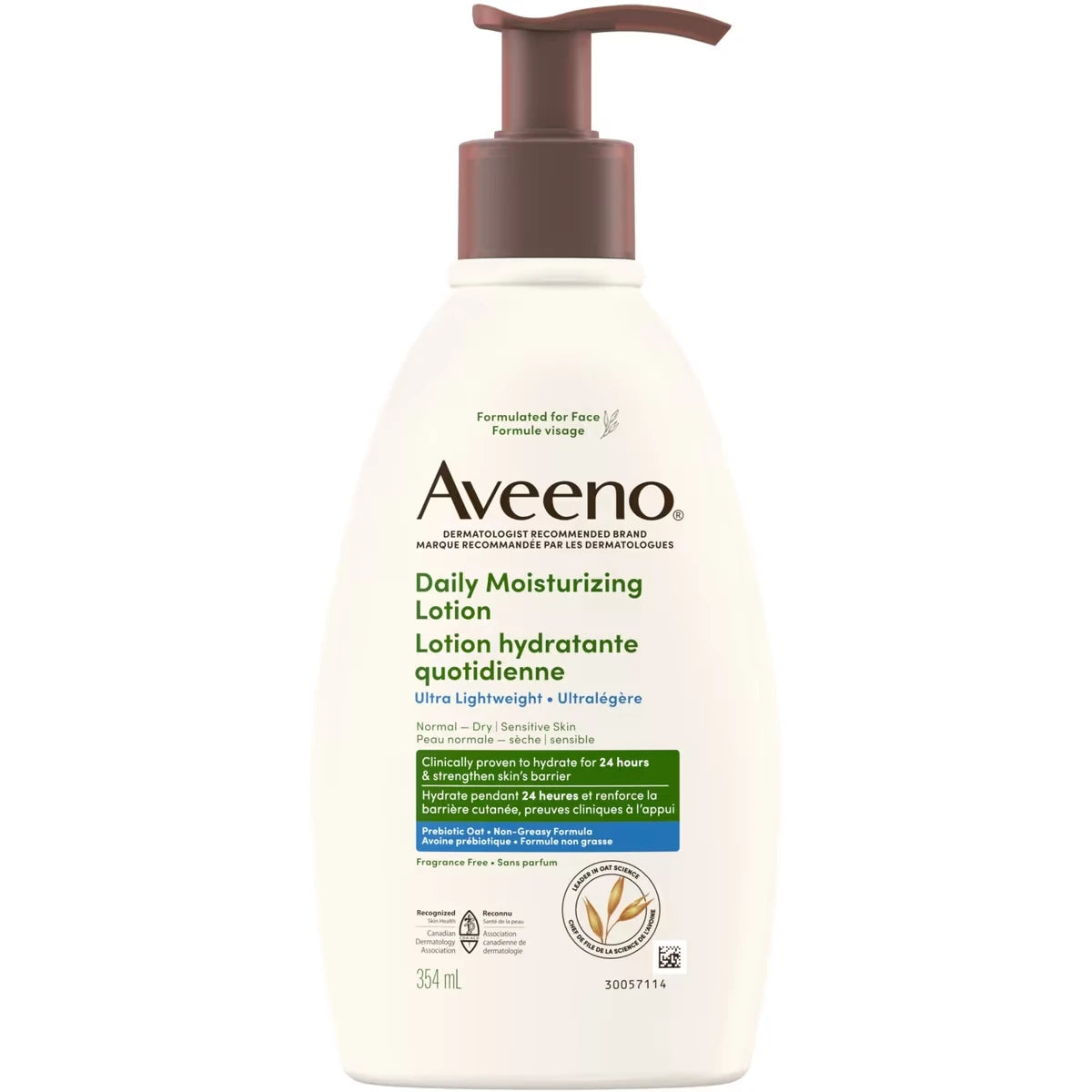 Lotion hydratante quotidienne ultralégère, non parfumée