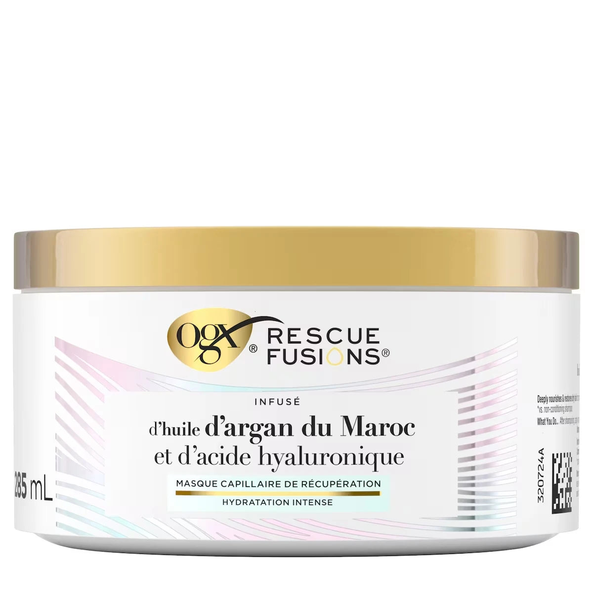 Masque capillaire réparateur d’hydratation intense Rescue Fusions