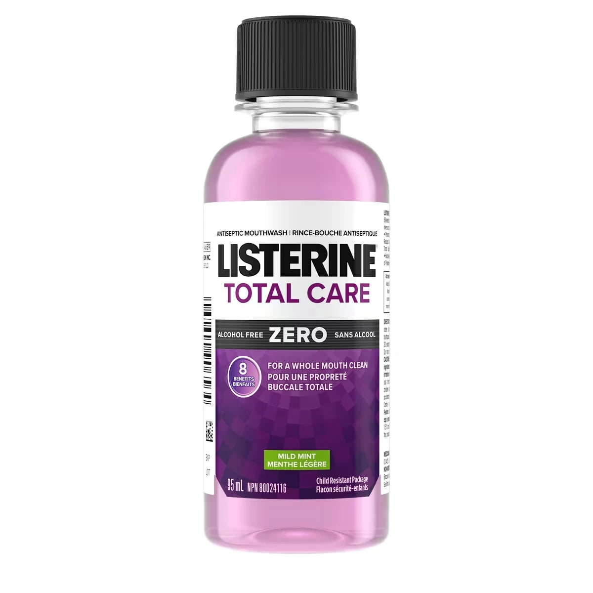 Rince-bouche Total Care Zero, sans alcool 95 ML