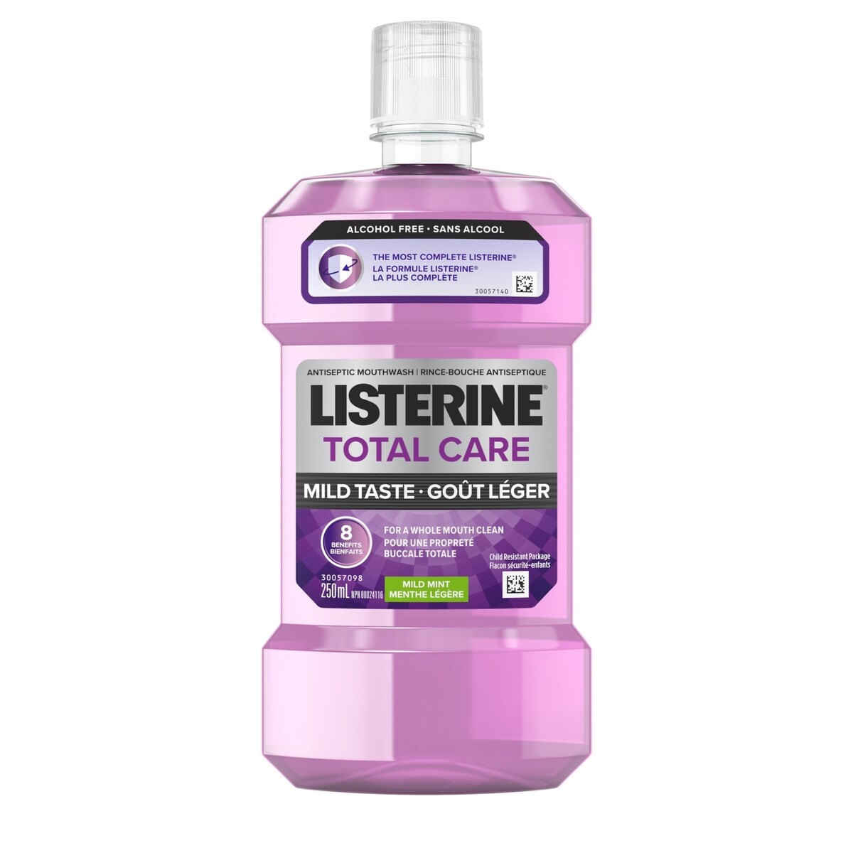 Rince-bouche Total Care Zero, sans alcool 250 ML