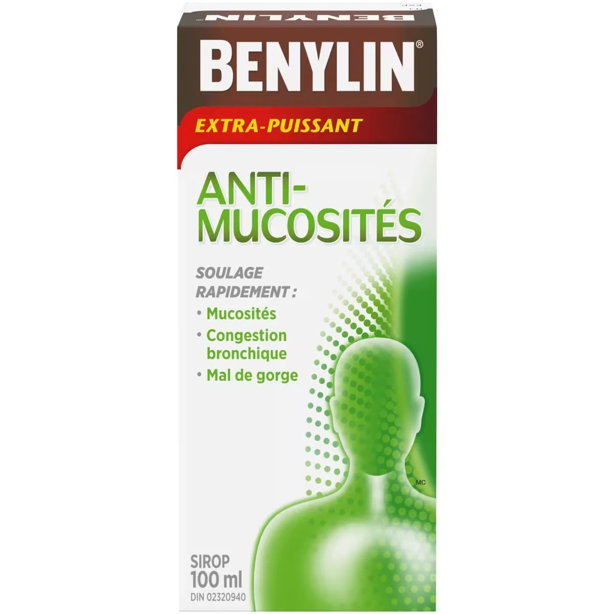 Sirop antimucosités plus soulagement du rhume, extra-puissant