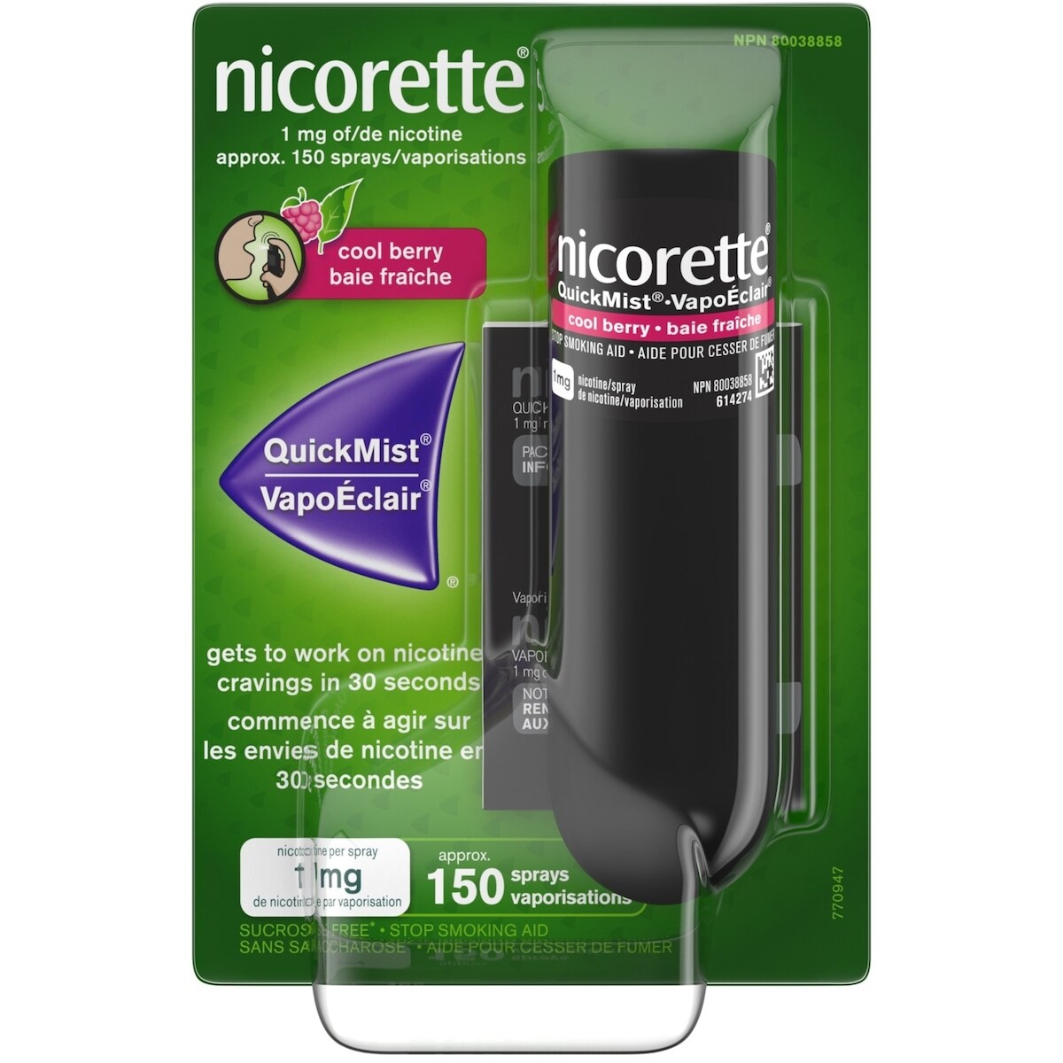Nicorette Vapoéclair Baie