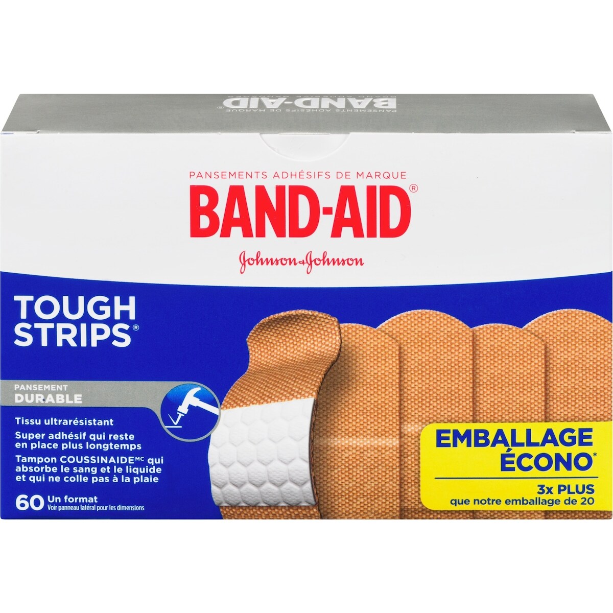 Pansements adhésifs Tough Strips