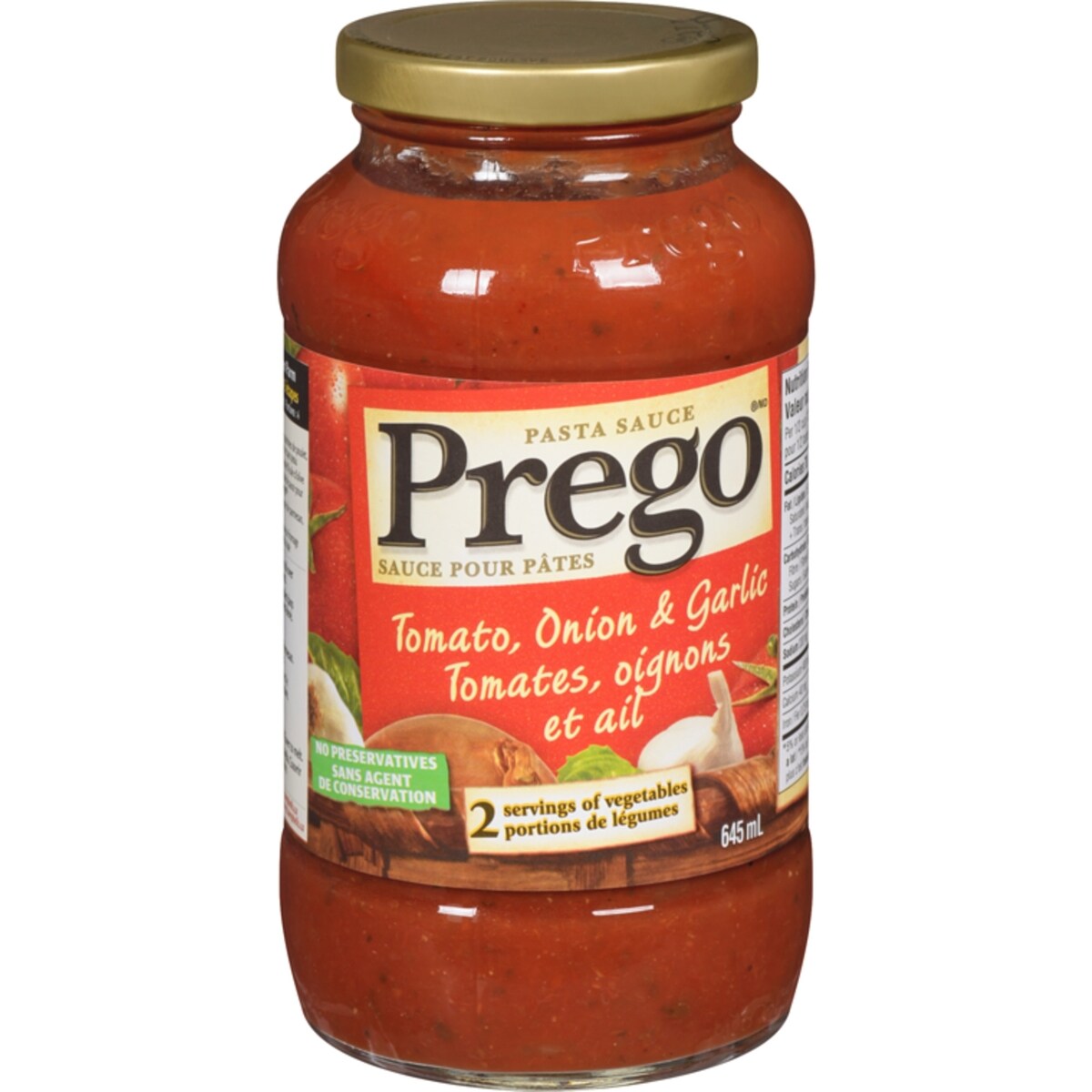 Sauce pour Pâtes Tomate, Oignon et Ail