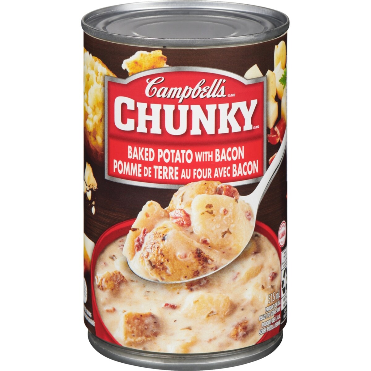 Chunky Pomme de terre au four avec bacon