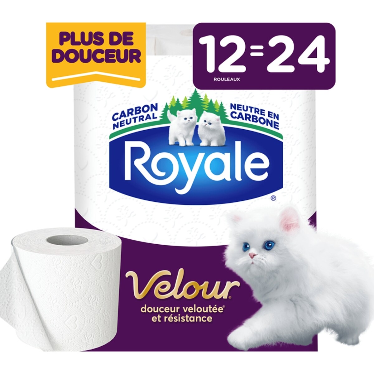 Rouleaux de papier hygiénique 2 épaisseurs