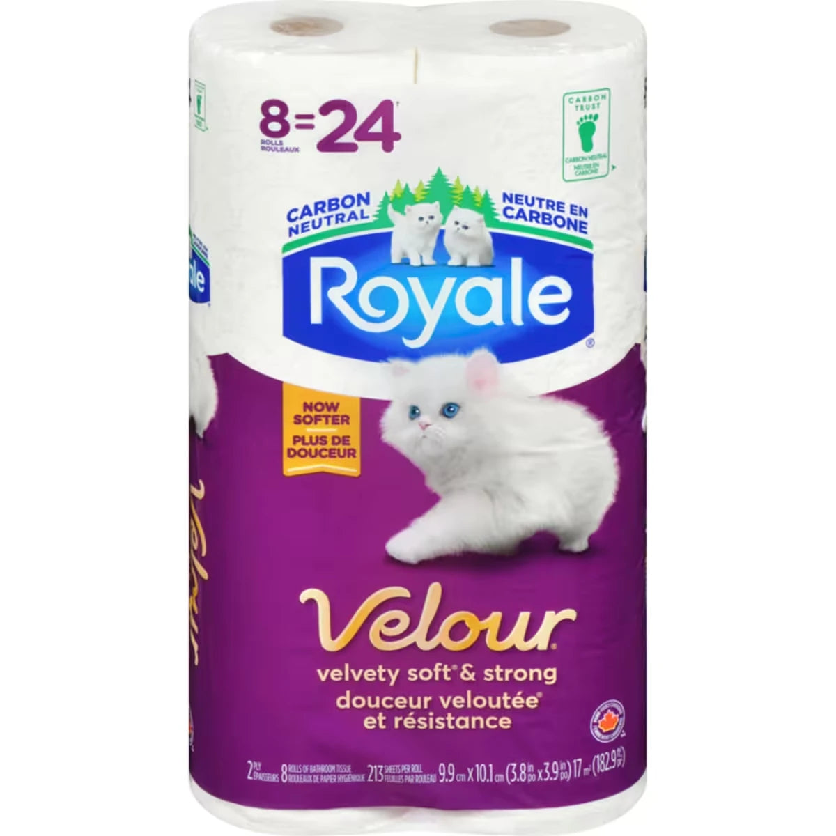Rouleaux de papier hygiénique 2 épaisseurs