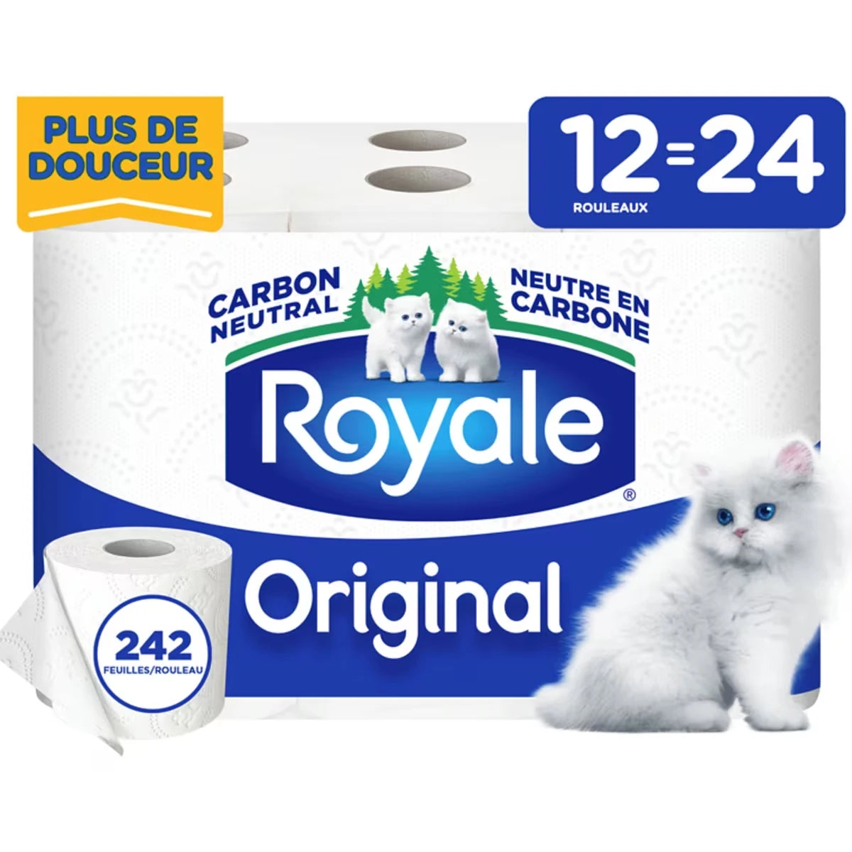 Rouleaux de papier hygiénique original tout doux 2 épaisseurs