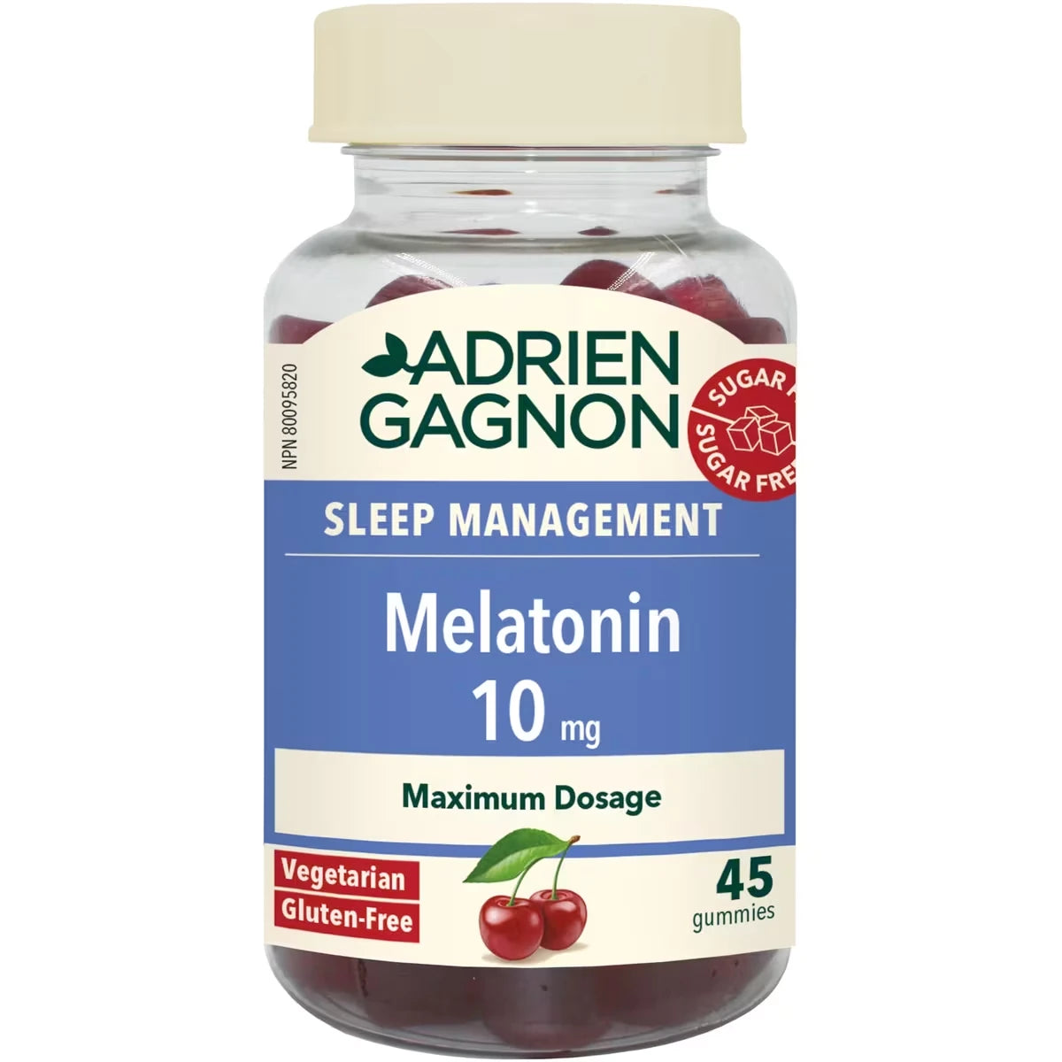 Melat 10 mg gum sans sucre=