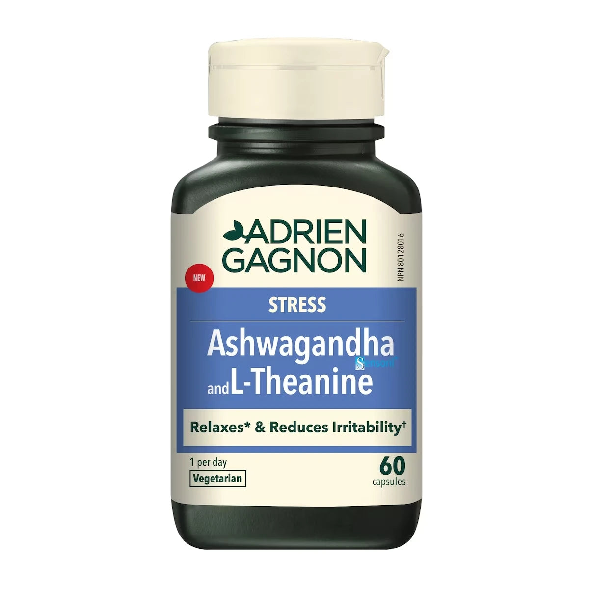 Ashwagandha et L-théanine (60 gélules)