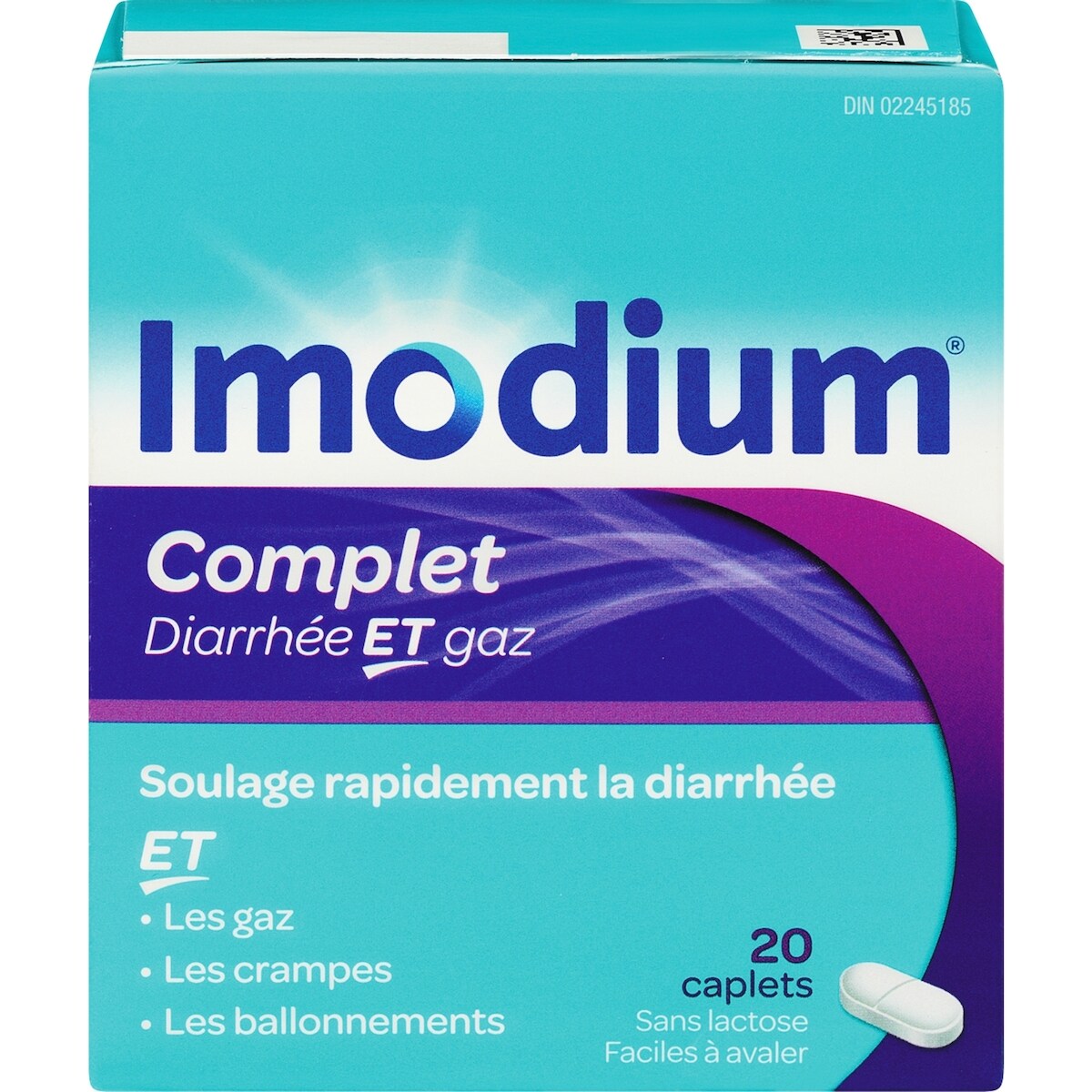 Soulagement de la diarrhée, comprimés Vit-dissous 20 ea