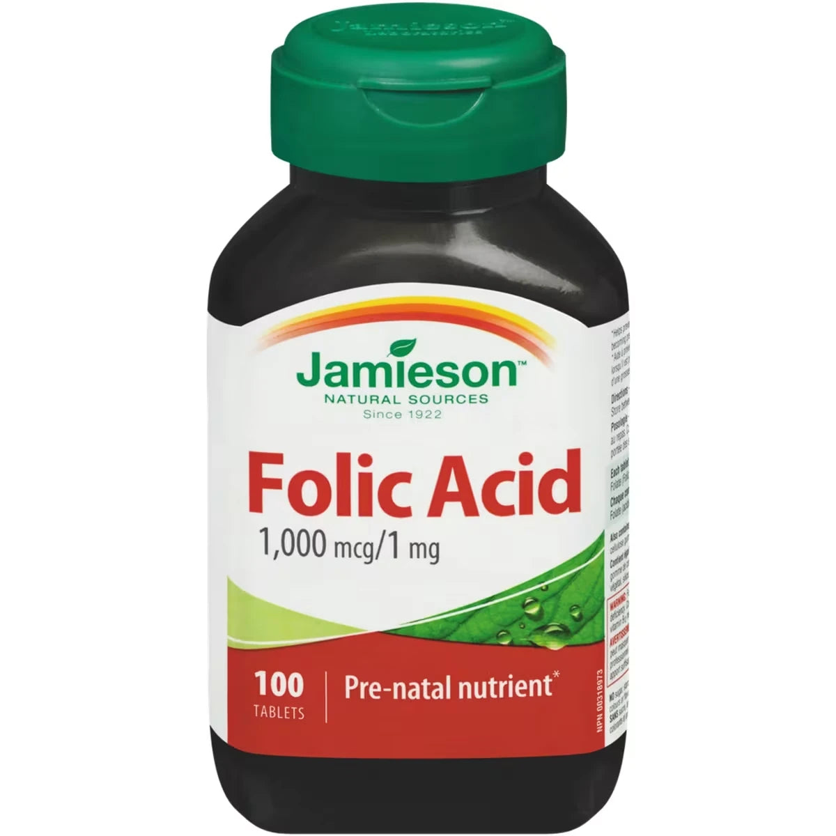 Acide Folique 1 000 mcg/1 mg