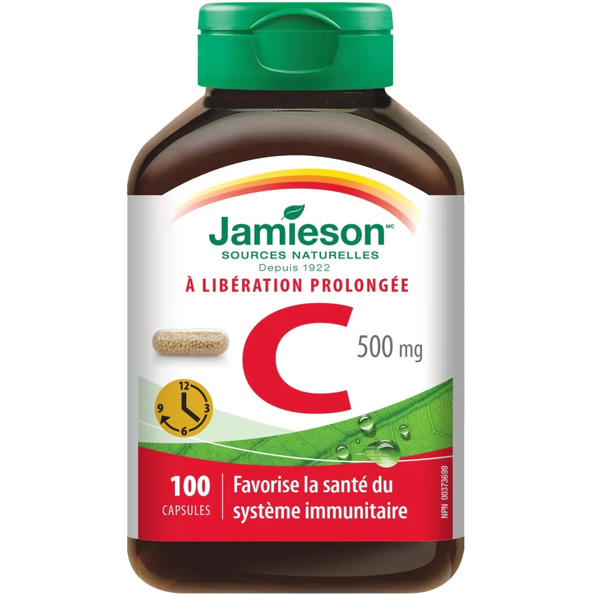 Capsules à dégagement graduel de vitamine C 500 mg