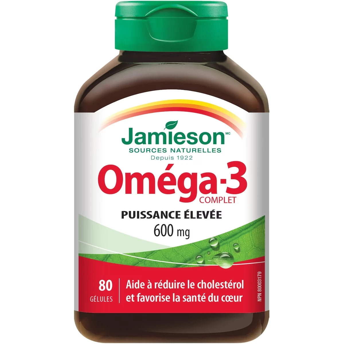 Oméga-3 Complet Puissance élevée 600 mg