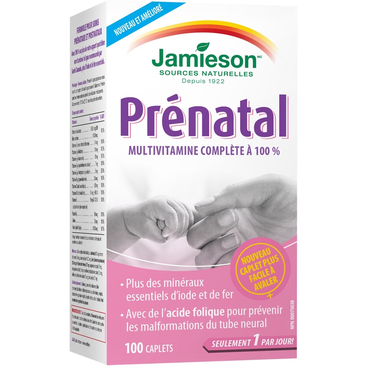 Multivitamine prénatale complète à 100 %