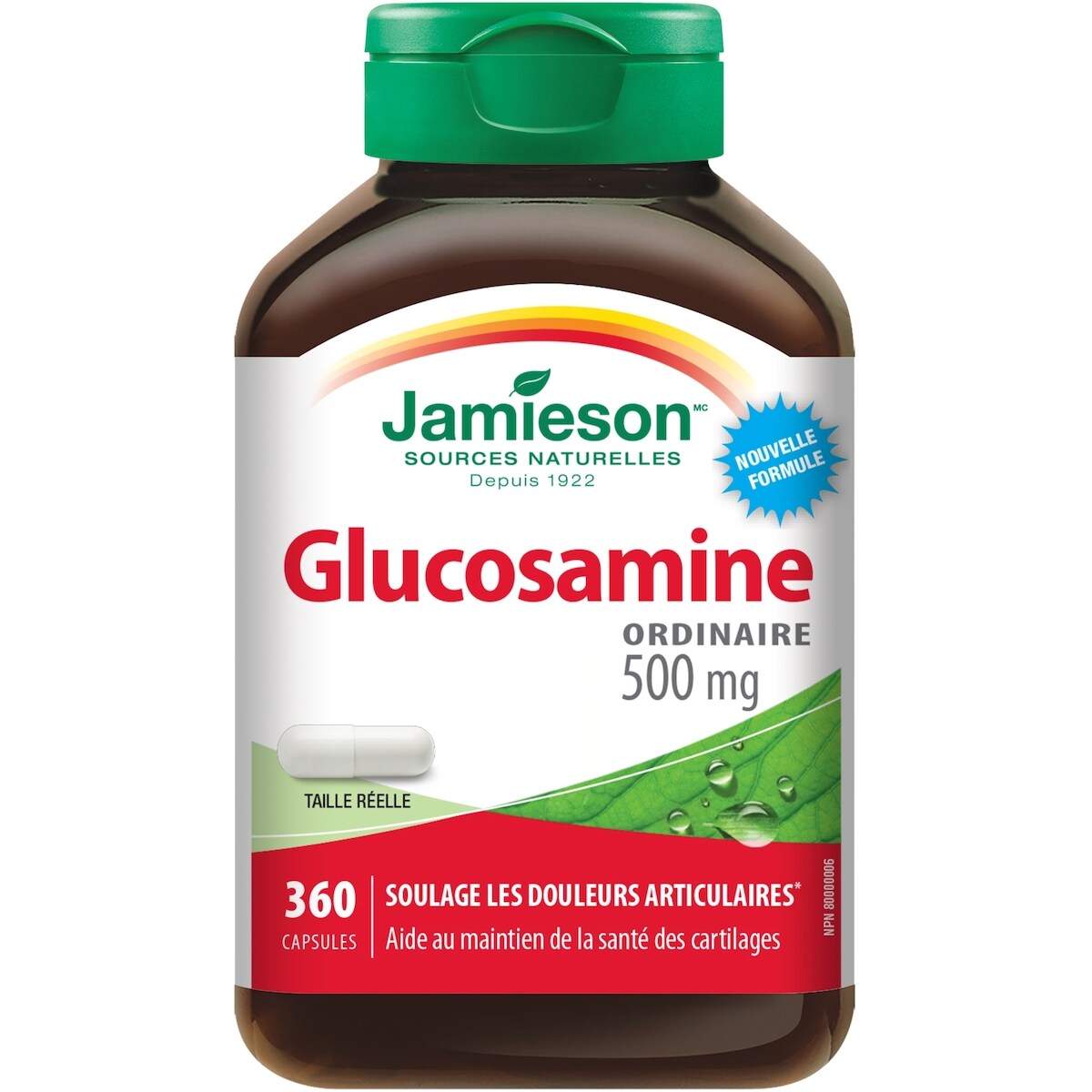 Glucosamine Ordinaire 500 mg, 360 capsules