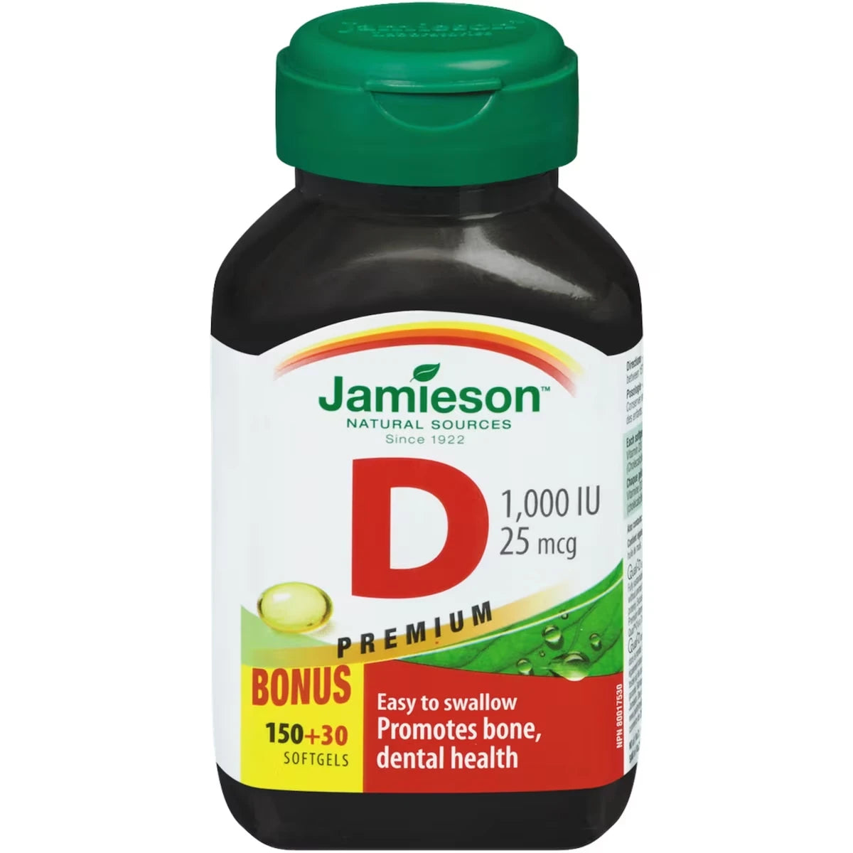 Vitamine D 1 000 UI gélules - Supérieure