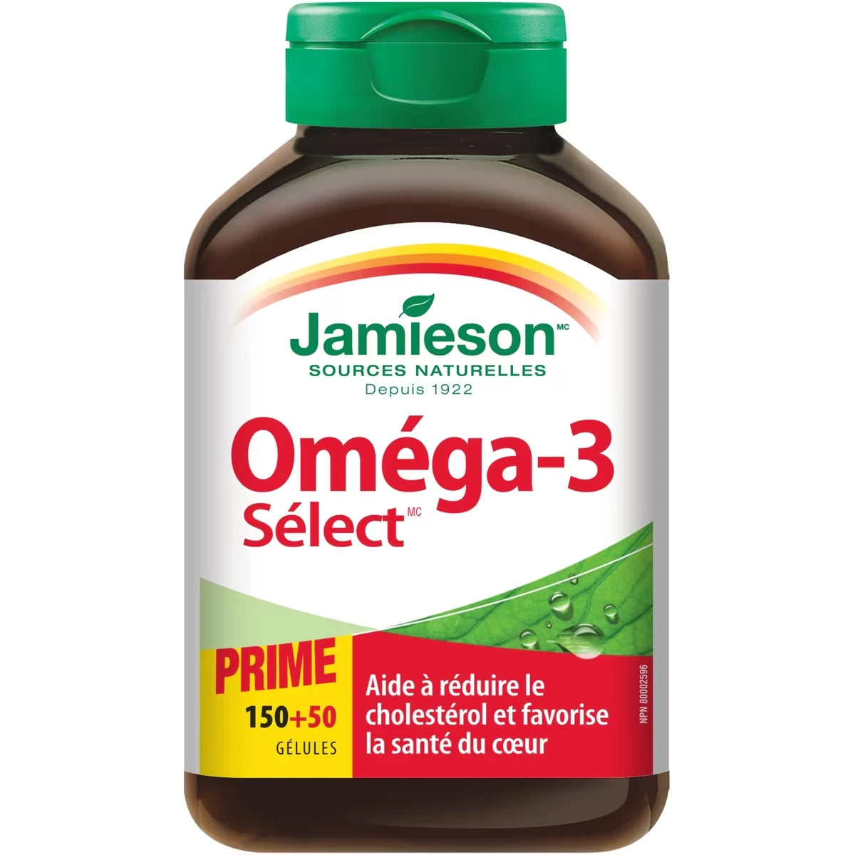 Gélules Oméga-3 Sélect 1 000 mg