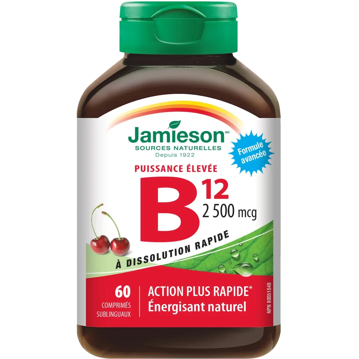 Vitamine B12 2 500 mcg (Méthylcobalamine)