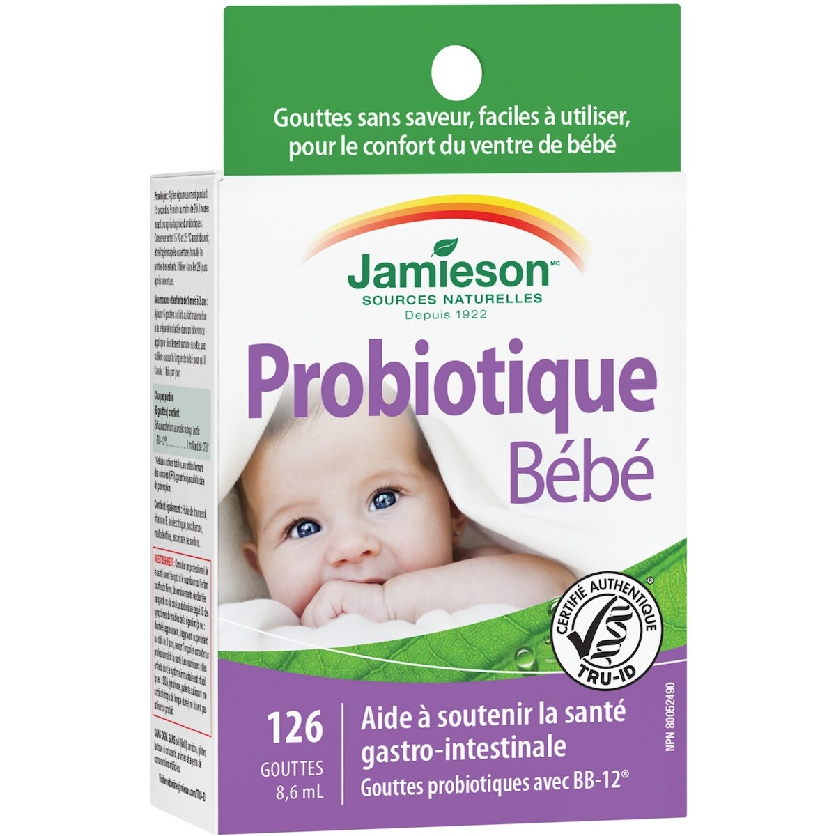 Gouttelettes de probiotique pour bébé de