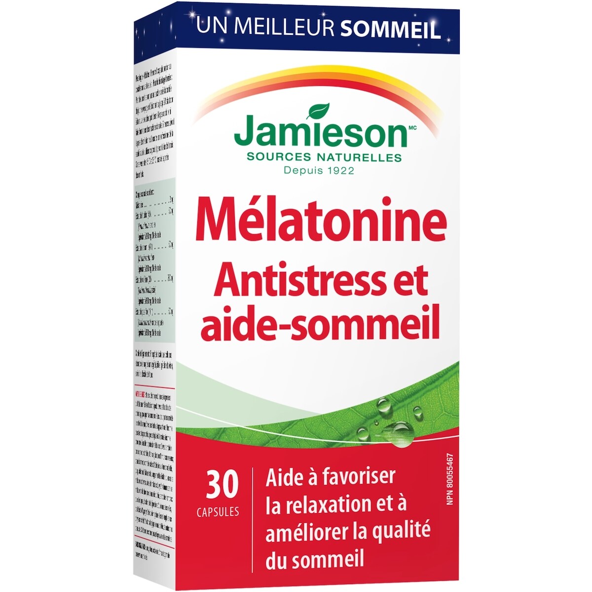 Mélatonine soutien de stress et de sommeil