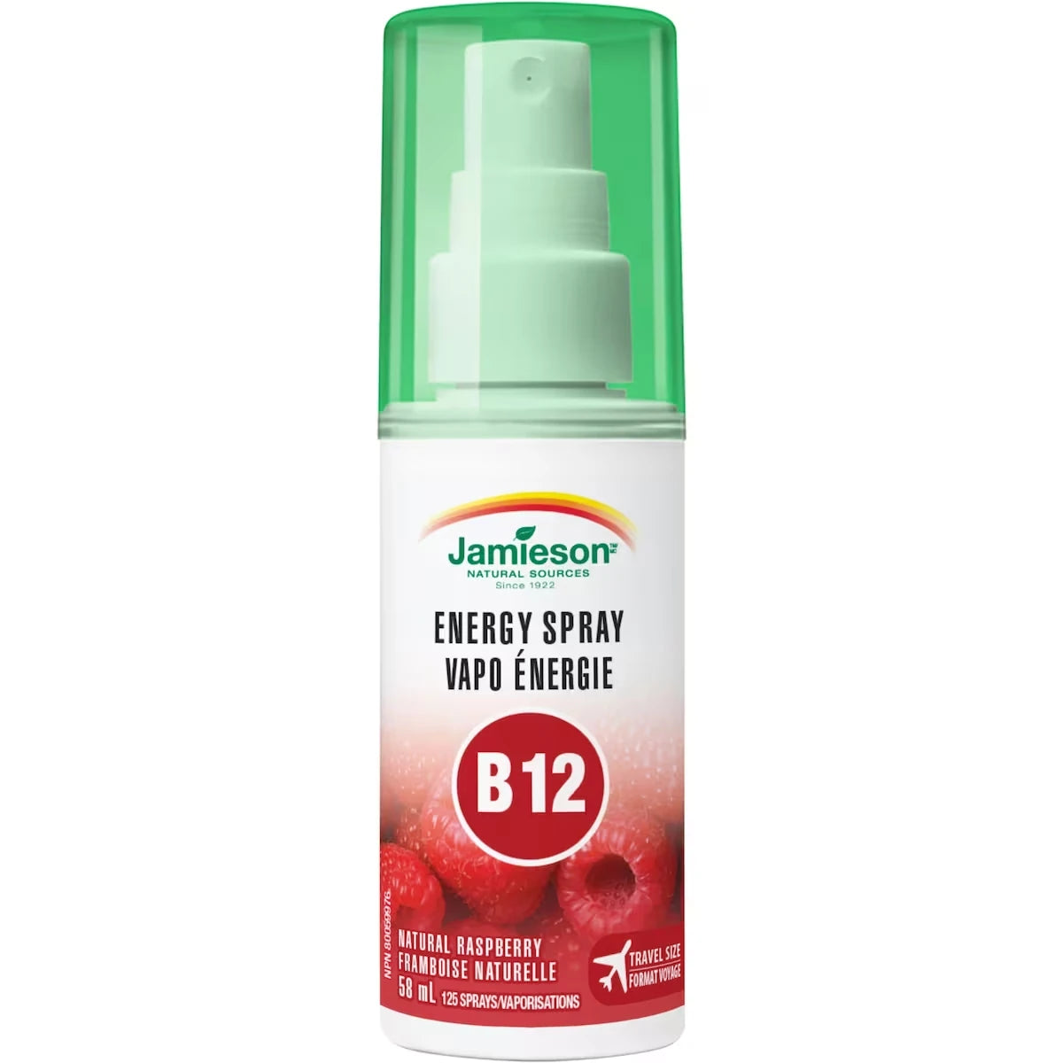 Vitamine B12 Énergie en Vaporisateur - Framboise Naturelle