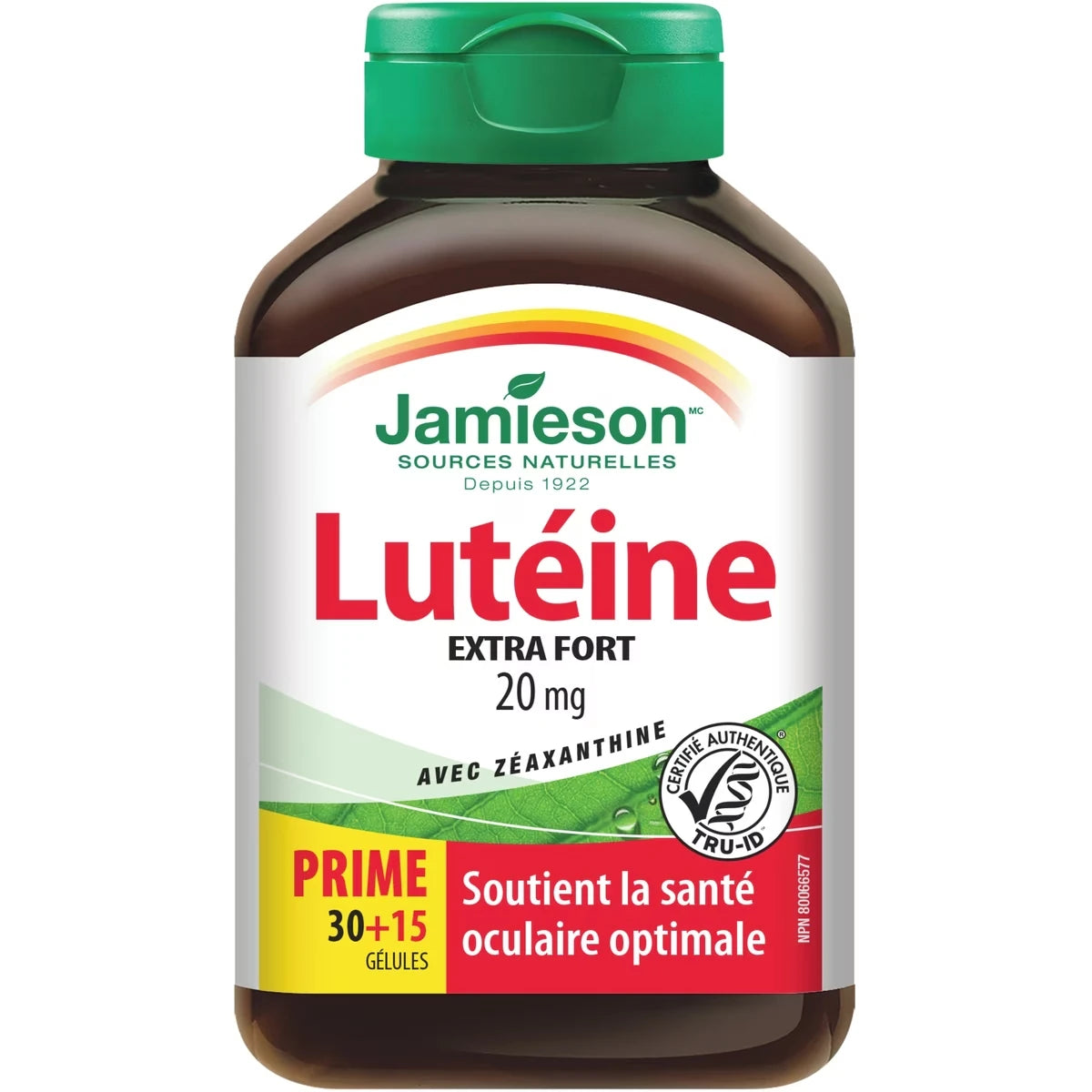 Lutéine extra forte 20 mg avec zéaxanthine
